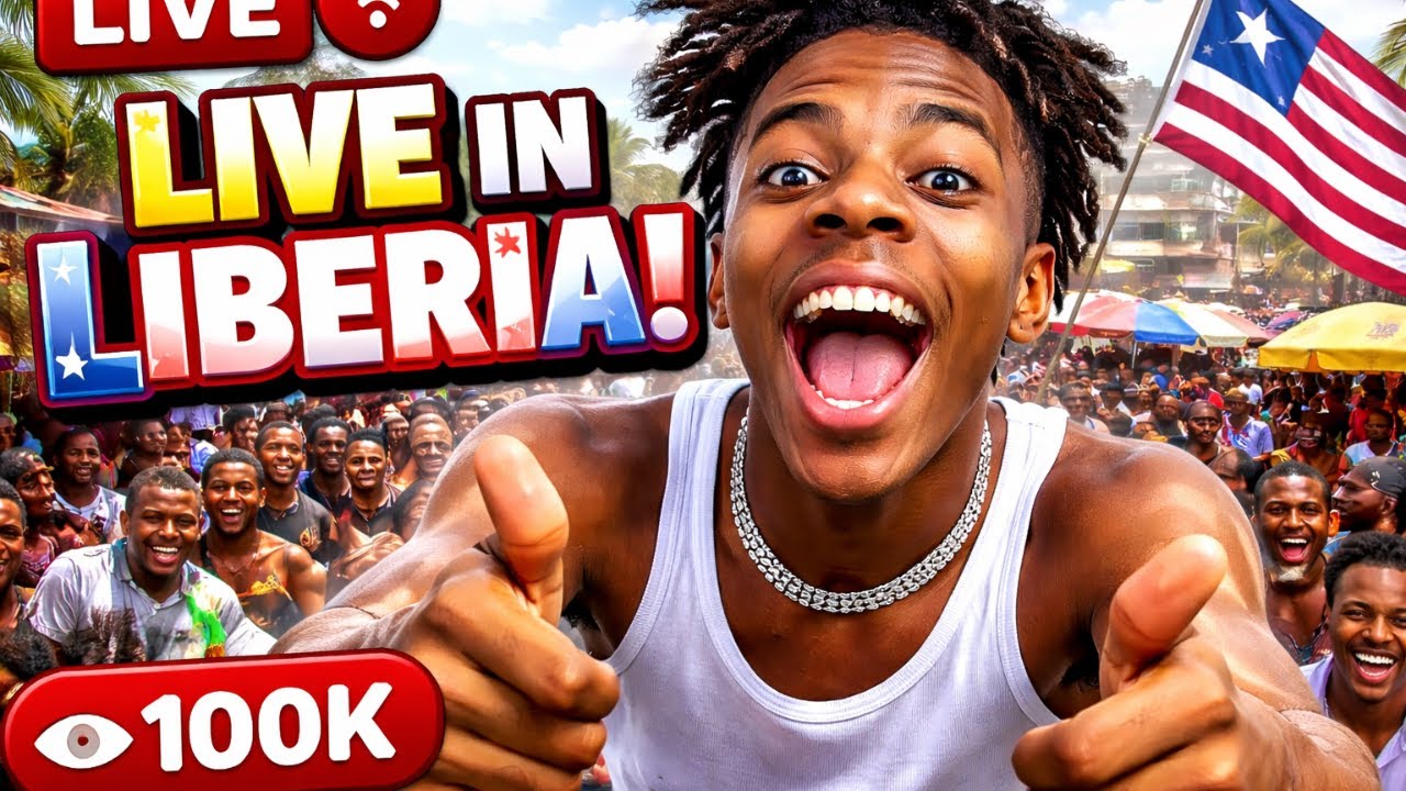 IShowSpeed's irl Live Stream in Liberia 🇱🇷