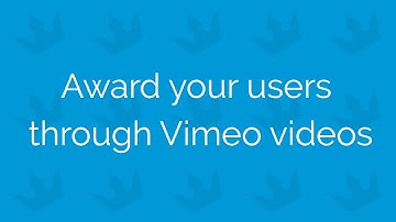 GamiPress - Award your users through Vimeo videos
