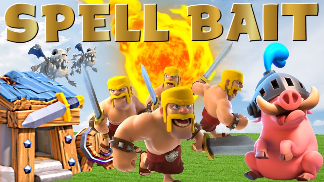 THIS ROYAL HOGS BARBARIAN HUT SPELL BAIT DECK KILLS THE CURRENT META