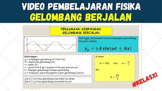 Fisika Kelas 11 - Konsep dan Persamaan Gelombang Berjalan