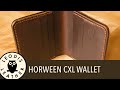 Making a Horween Chromexcel Bi-fold Wallet
