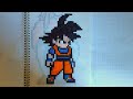 Pixel art goku  dragon ball z