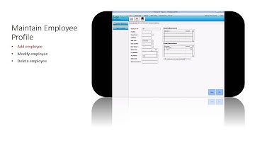 Sage Payroll 2015 - Add and Modify Employee Profile
