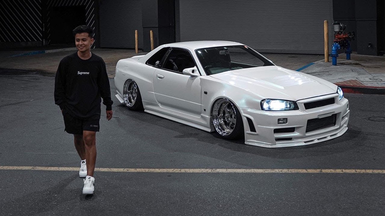 The Honda Powered R34 Skyline is COMPLETE! - YouTube