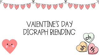 Valentine’s Day Digraph Blending Slides- TPT Product Preview
