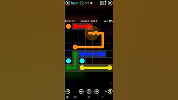 How To Solve Flow Free Bridges Blue Pack Level 22 7x7 Board Walk Through Solution Walkthrough