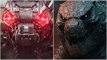 Godzilla Laugh vs Mecha-Godzilla Laugh - Godzilla vs Kong (2021)