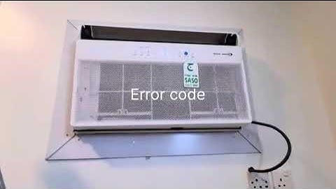 Error code EH 61 new style window inverter midea
