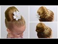 Easy French Roll Hairstyle Step By Step | French Bun Hairstyles for Girls | LittleGirlHair