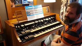 Hammond Console Valve Tonewheel Organ - rebuilt, over 100 new components, with double Leslie speaker