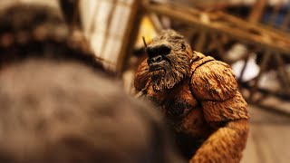 Noa And Raka Meet Proximus Caesar | Kingdom Of The Planet Of The Apes Scene Stop Motion
