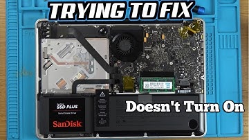 Faulty Apple MacBook Pro A1278 - Charges But Doesn