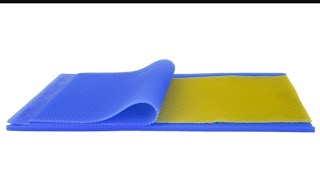como usar el molde de silicon para hacer cera estampada para tus abejas. todo explicado!!!