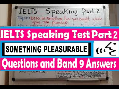 Video IELTS Band 9 Speaking Test Part 2: Describe Something... - youtube