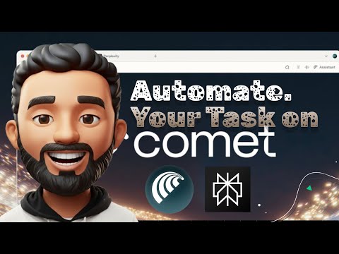 Automate Any Task in Comet Browser Using Perplexity Agent | Ultimate Automation Guide #cometbrowser