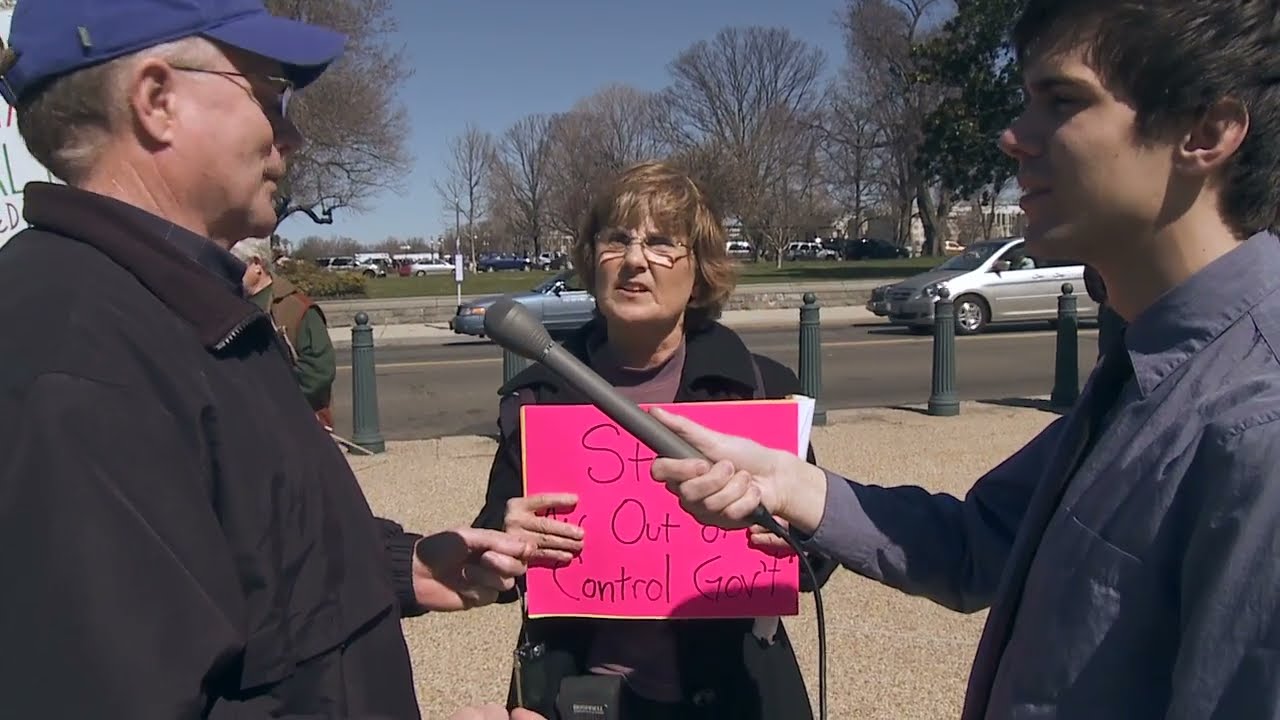 Video till Amerikaner protesterar