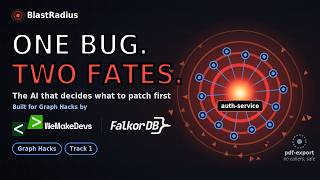 BlastRadius: AI Agent That Ranks Which Vulnerability to Fix First | Graph Hacks | Track 1