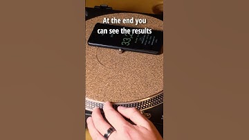 Vinylhack to measure your RPM & WOW using a smartphone app