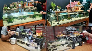 Make Diorama Aquarium Decorations with 4 Models
