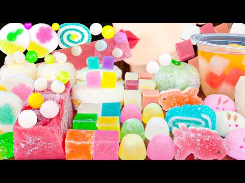 【ASMR】WAGASHI PARTY🌸MUKBANG 먹방 食べる音 EATING SOUNDS NO TALKING