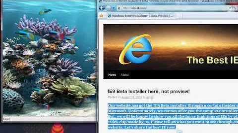 Internet Explorer 9 Beta Video Leaked