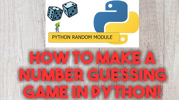 How to MAKE a Number Guessing Game in Python! (EASY TUTORIAL)