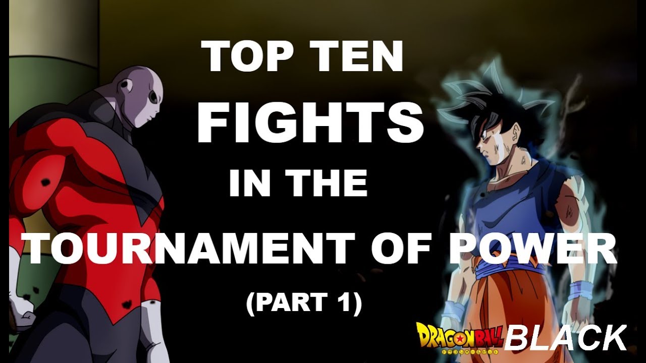 Top Ten Fights in the Tournament of Power (Part 1) - Dragon Ball Super