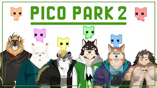 【PICO PARK 2】協力できるか怪しいメンツで協力ゲーム！？【中島ダイワ/三神ハヤテ/薄墨りくご/廻炎とーま/雪村ゆう/針蒔桜輔】