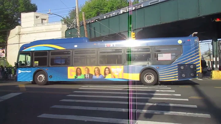 MTA NYC Bus 2018 New Flyer XD40 Xcelsior #7547 On The Bx16 @ Dyre Avenue & Light Street