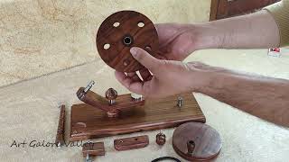 Wooden Handmade Yarn Winder Assembling | Handcrafted Premium Wood Yarn Ball Winder New Design