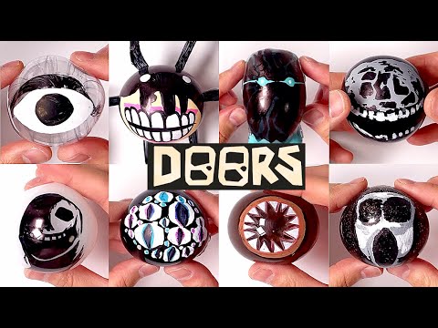 도어즈🚪실리콘 테이프공 모아보기 - DIY Doors🚪 Nano Tape Bubbles Series! 👁Part1👁