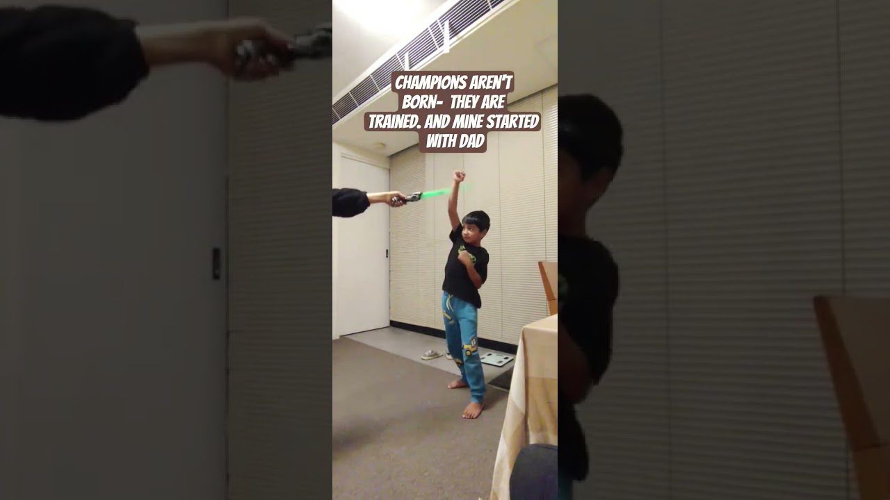 Speed, focus and a lill help from Dad 