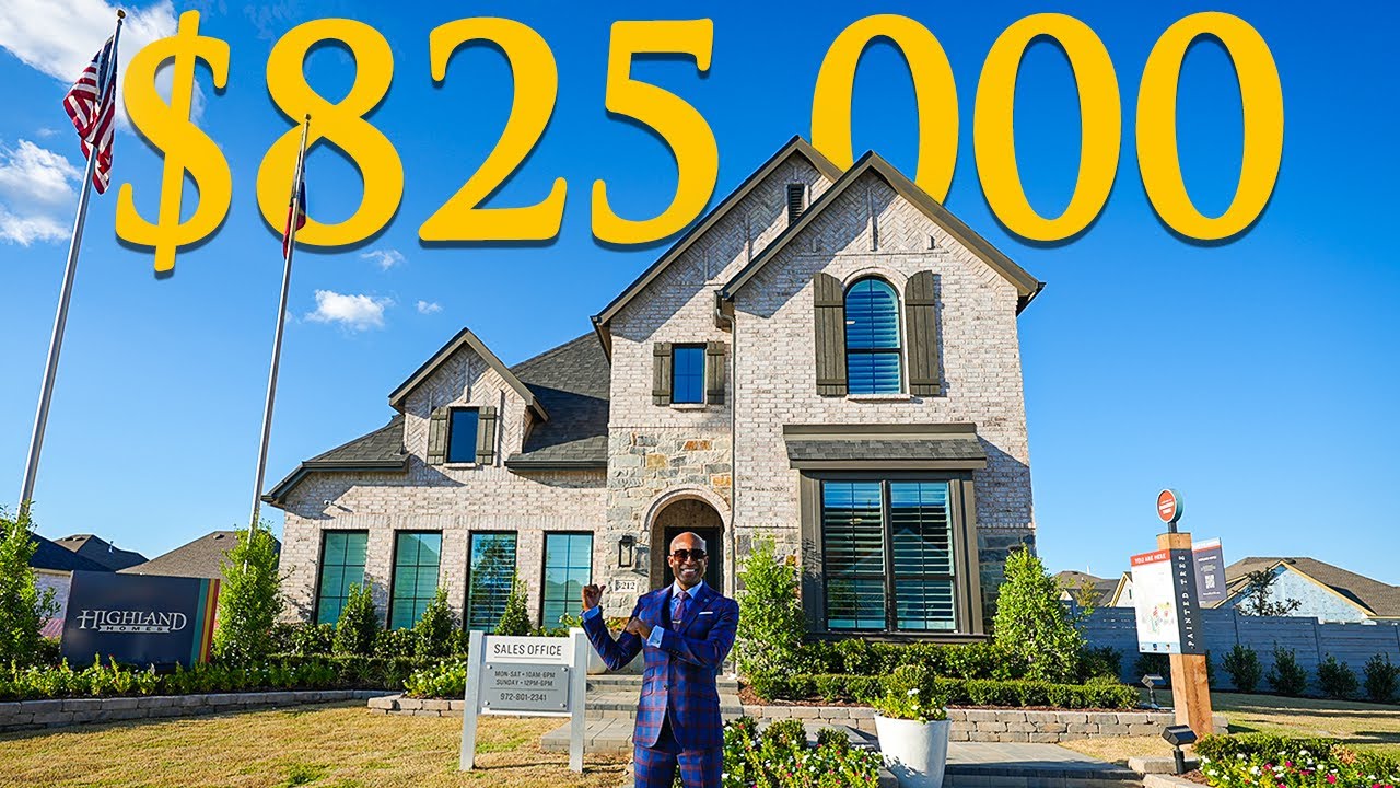 TOURING A 875,000 LUXURY HIGHLAND HOME IN MCKINNEY TX FAR NORTH