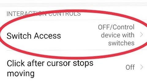 How To Enable or Disable Switch Access || in Redmi Note 5 Pro