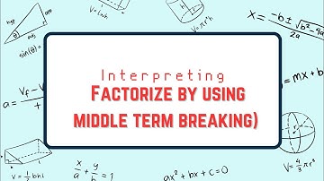 Factorize by using middle term breaking Class 7th chapter no 2 exercise 2.8 complete