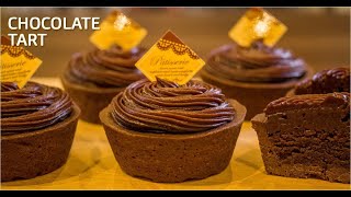 【お菓子作り】チョコレートタルト（生チョコミニタルト）の作り方 Chocolate Ganache Tart  Recipe【ASMR】