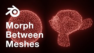 Blender Geometry Nodes - Morph Between Meshes