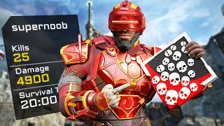 NEWCASTLE 25 KILLS AND 5900 DAMAGE IN AMAZING GAME (Apex Legends Gameplay)