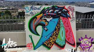 🦅5to Festival de Artes y Humanidades🦅 #UniversidadIsrael #Kev99 #PigsBross #ArteGraff