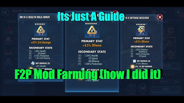 [SWGoH] How I Farm Mods as a F2P (BASIC)