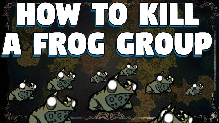 How To Kill a Bunch Of Frogs in Don't Starve Together - How To Fight Frogs Properly in DST