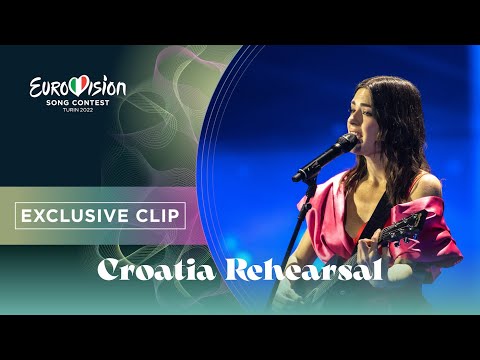 Mia Dim?i? - Guilty Pleasure - Exclusive Rehearsal Clip - Croatia ?? - Eurovision 2022