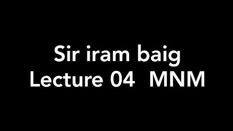 sir iram baig lecture 4 of microprocessor and microcontroller