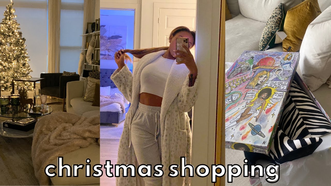 COME WITH ME CHRISTMAS TREE SHOPPING, NEW WINTER BOOTS TRY ON + MORE HOLIDAY HOME DECOR IN MY HOME!