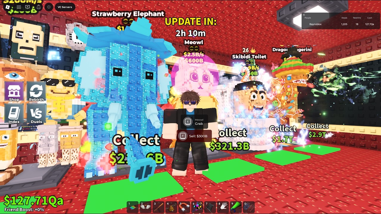 Sab Robux Shop TRADING IN SAB LIVE #roblox #stealabrainrot - YouTube