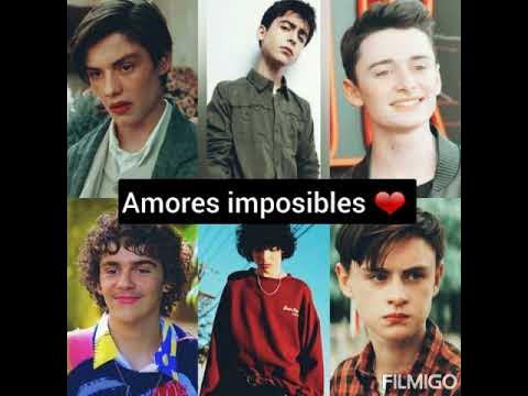 imagina con noah schnapp, aidan gallagher, finn wolfhard... primer ...