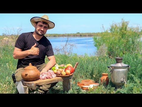 A WONDERFUL WILDERNESS OUTDOOR COOKING BY THE LAKE IN MY VILLAGE | FROGS, SNAKES AND BIRDS HARMONY