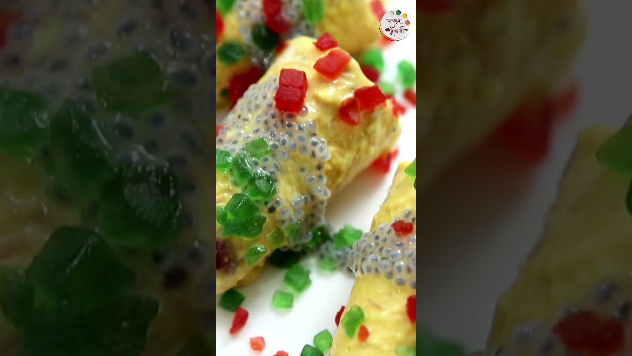 Mango Falooda Kulfi | मँगो फालुदा कुल्फी   #shorts | Ruchkar Mejwani