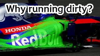 【F1】Measure the air flow on the surface of the car body
