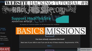 HACK THIS SITE BASIC 8 MISSION || HTS TUTORIAL || Techno Ayan ||